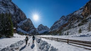 In vista del RIfugio Tre Scarperi. Foto Luigi Tassi