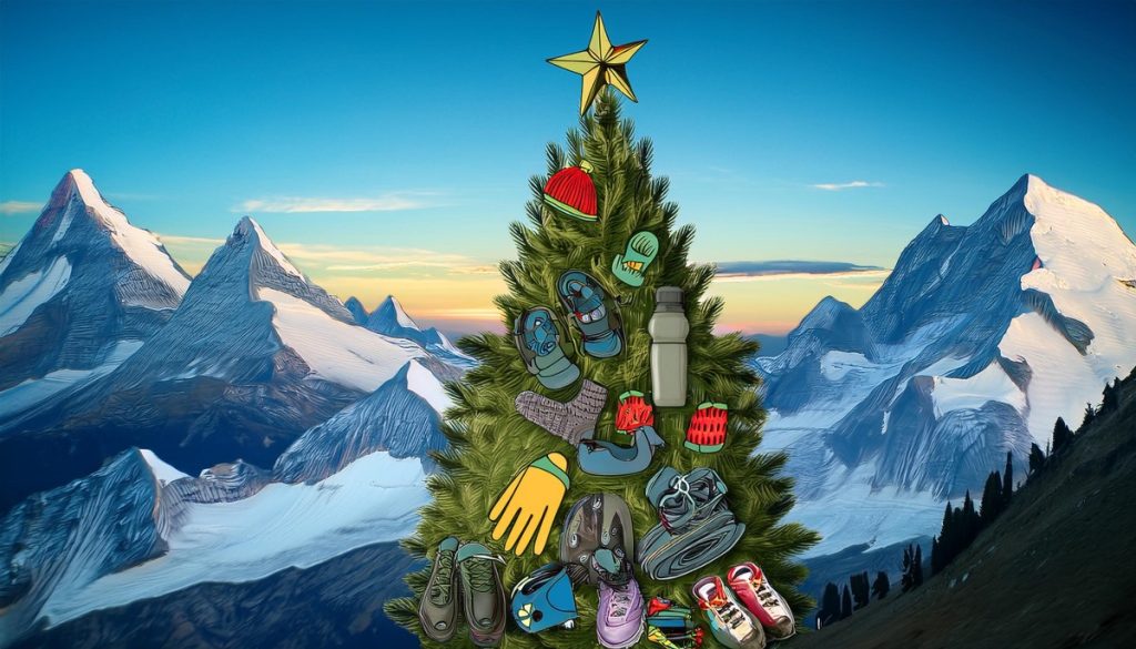 L'albero dei regali. Immagine creata con Intelligenza Artificiale @Adobe Firefly