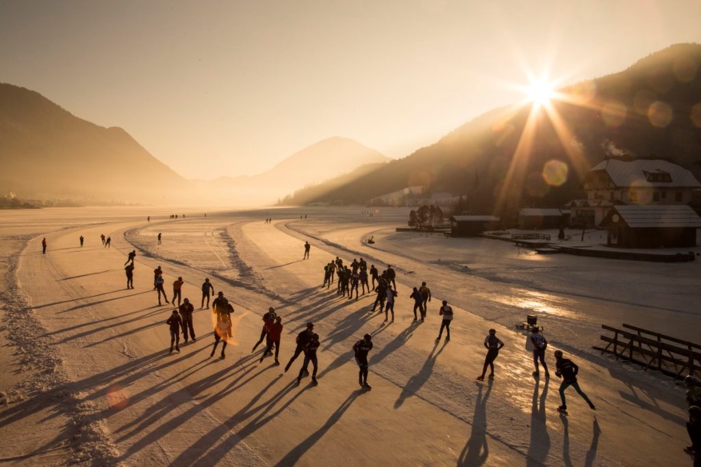 Pattinaggio sul Weissensee @ Weissensee Information