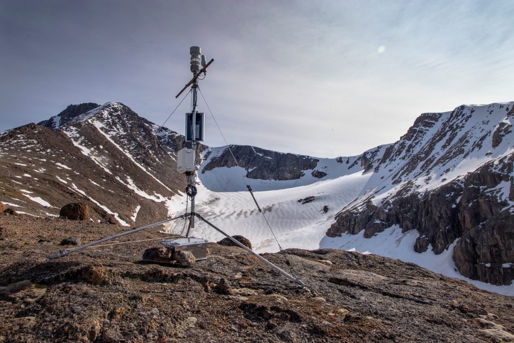 Una stazione meteorologica del progetto LOGS, foto Colucci-CNR