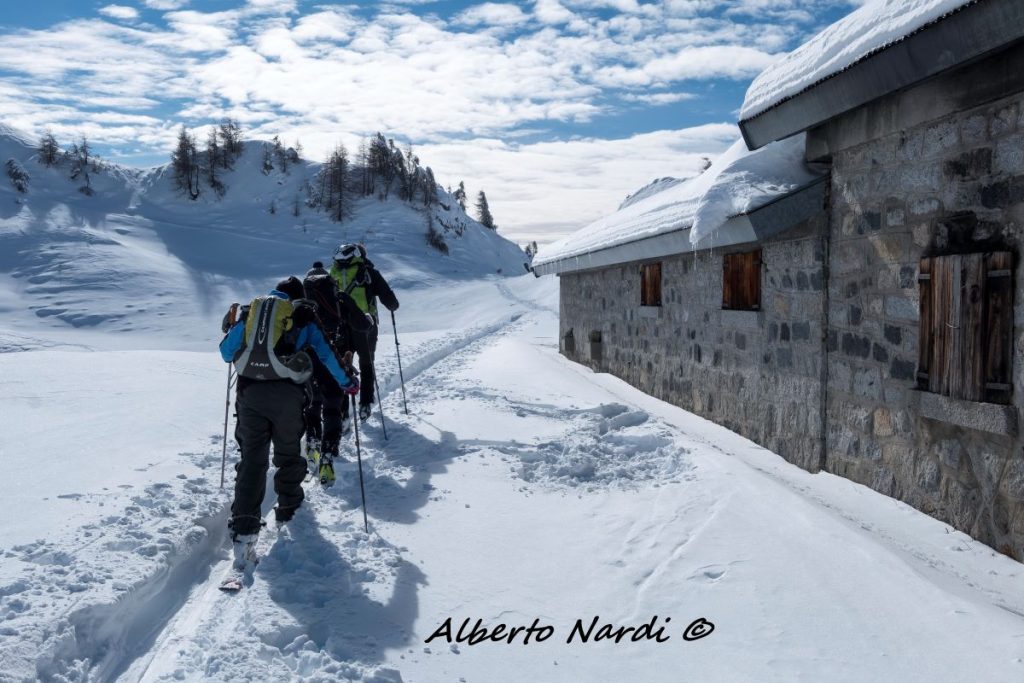 Accanto a Malga Val Fredda. Foto Alberto Nardi