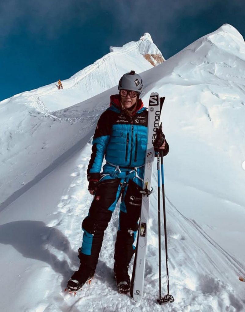 Anna Tybor sul Manaslu nel 2022 (@annatybor)