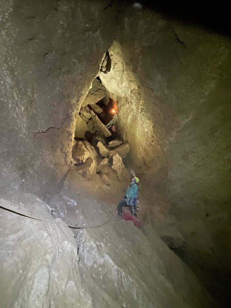 Durante la discesa nell