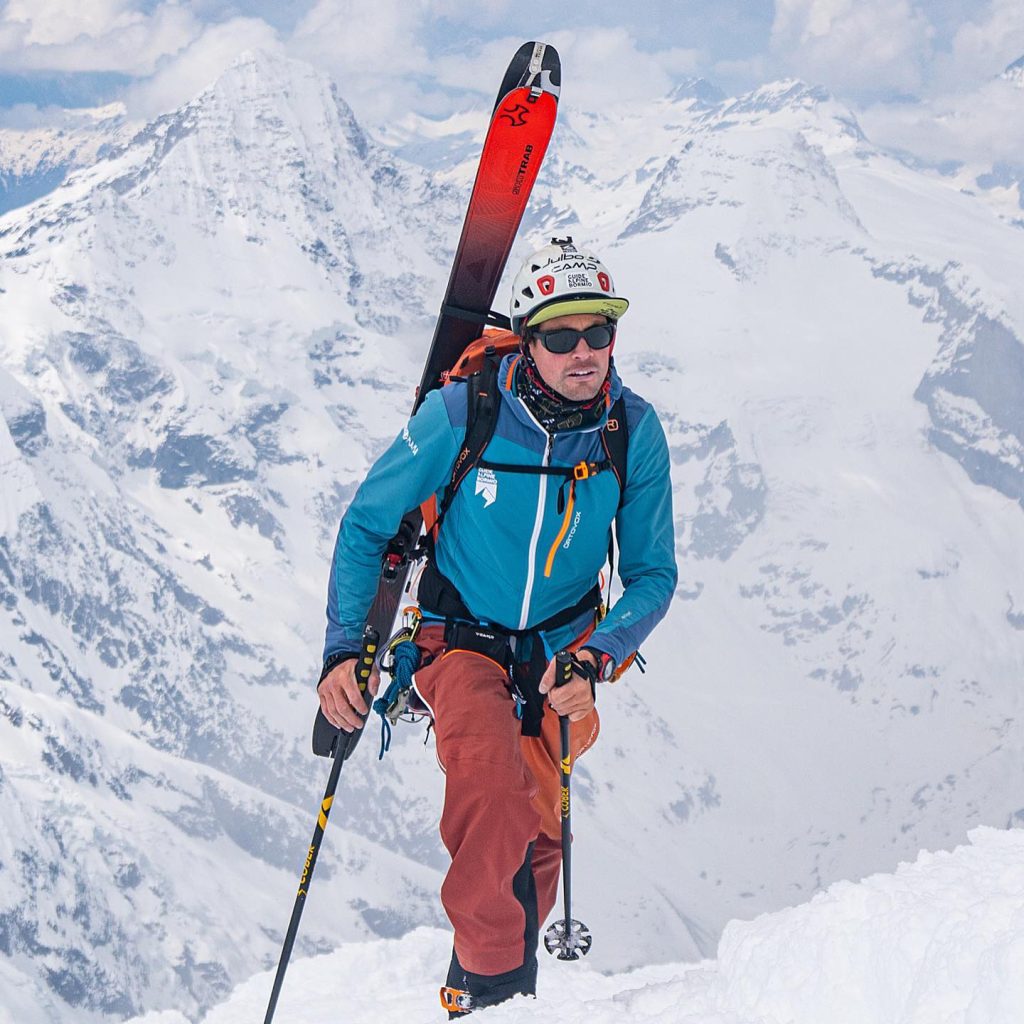 Federico Secchi. Foto FB Federico Secchi Guida Alpina e Maestro di Sci