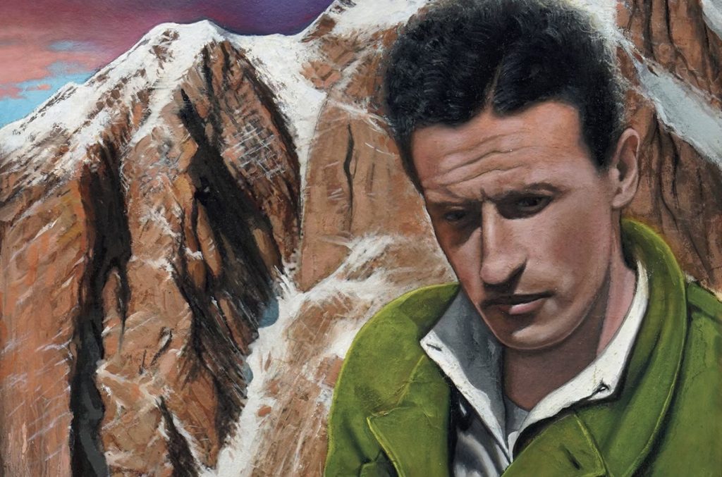 Giusto Gervasutti. Rielaborazione di una foto d