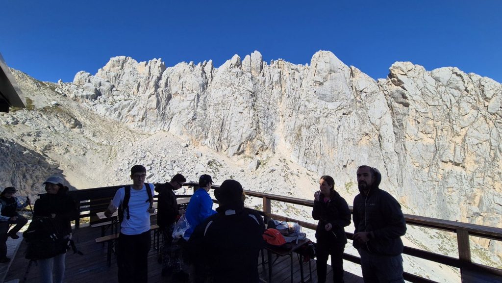 Il Corno Pic colo dal rifugio Franchetti, foto Stefano Ardito