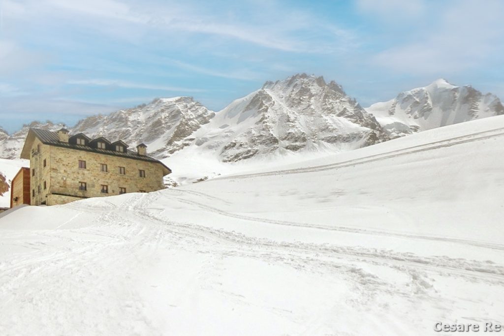Il Rifugio Chabod, in Valsavarenche
