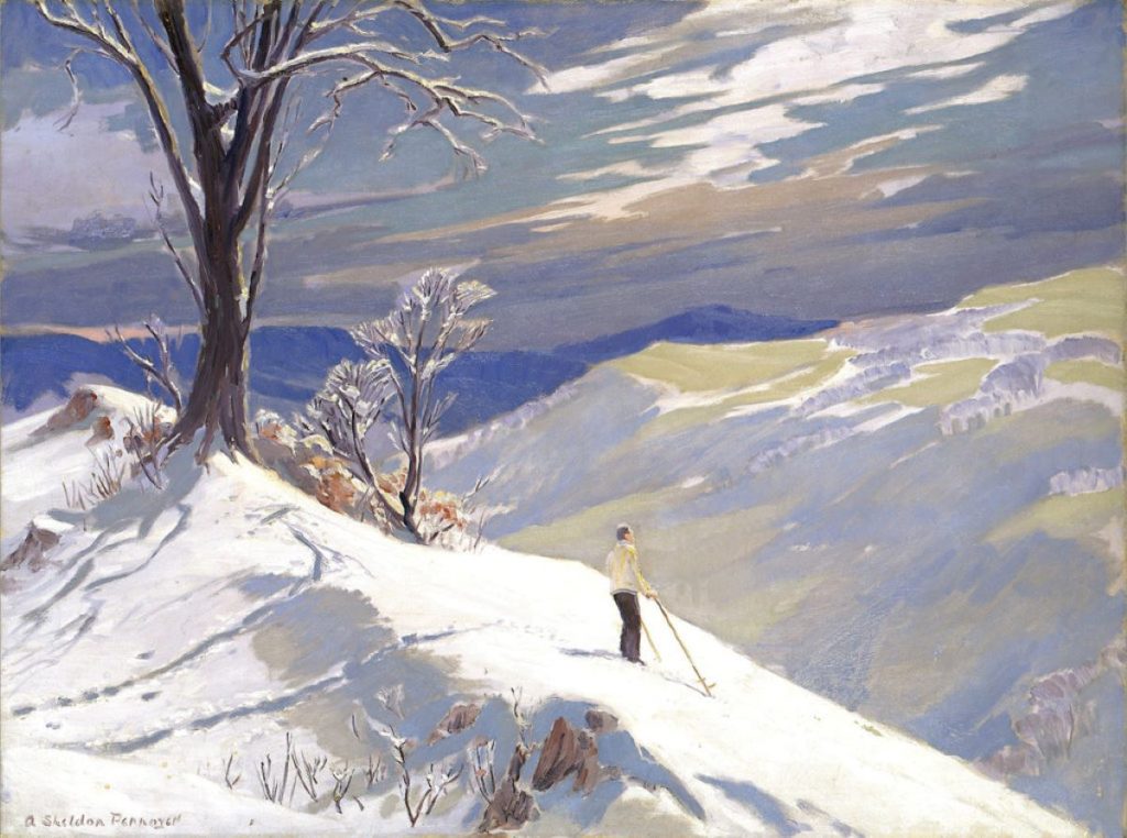 Impiegare una mappa del racconto può aiutare a migliorare la nostra percezione del territorio, Albert Sheldon Pennoyer (1888-1957), Top of the Ridge @