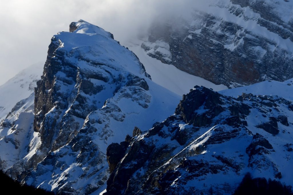 Inverno in valle del Rio Arno, foto Stefano Ardito