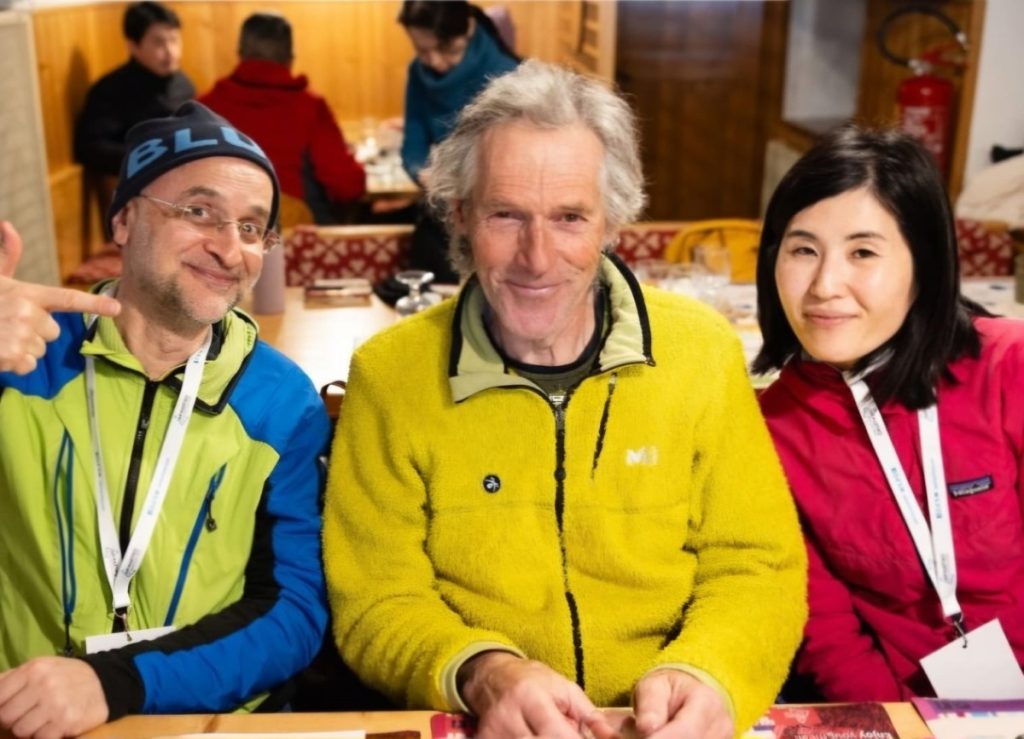 Jordi Corominas al Rifugio Rosetta. Foto Piotr Drozd, Piolets d