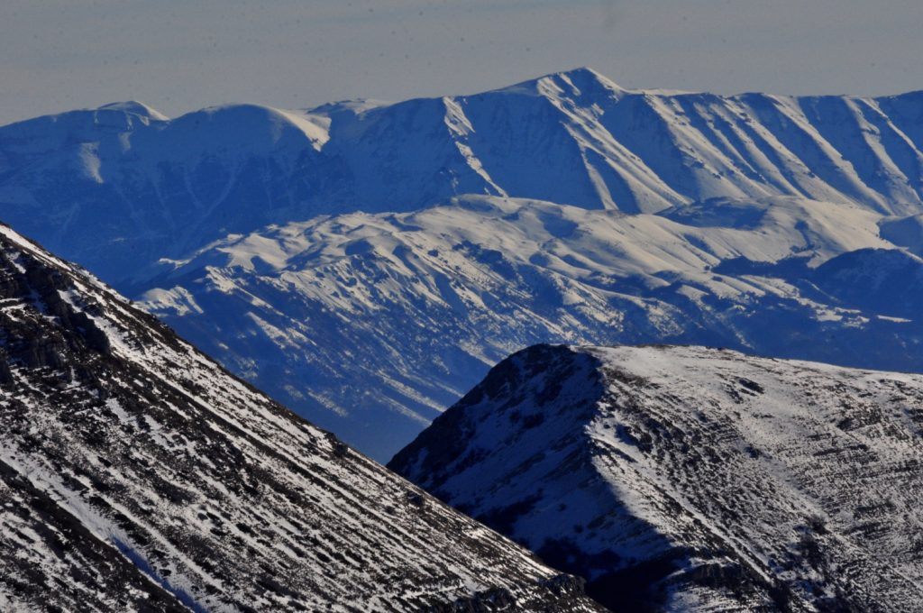 La Maiella da Monte Orsello, foto Stefano Ardito