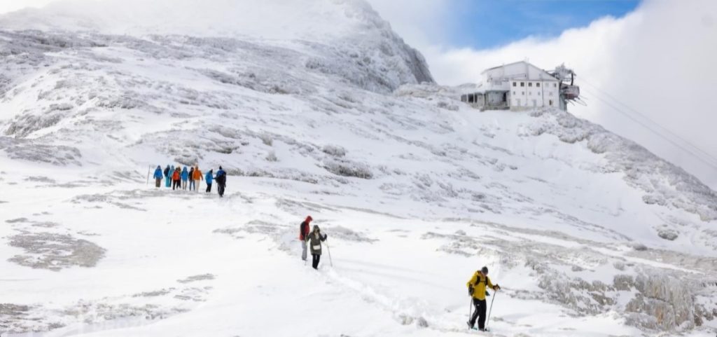 La discesa dal Rifugio Rosetta. Foto Piotr Drozd, Piolets d