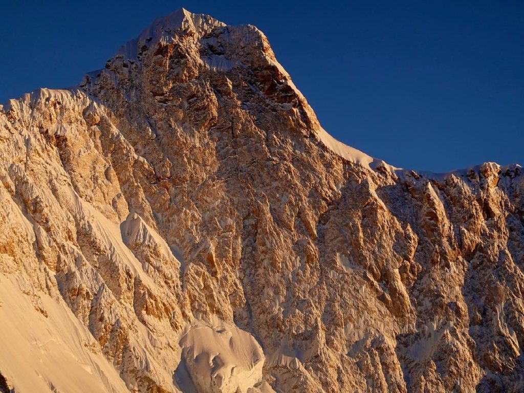 La parete nord dello Jannu