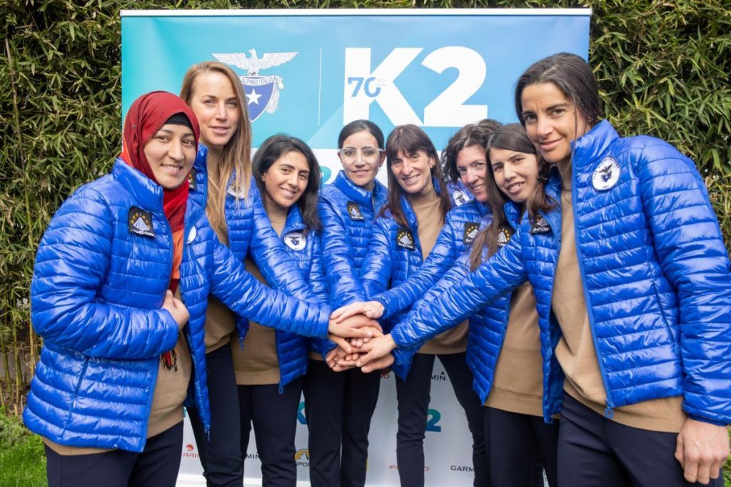 Le alpiniste che hanno partecipato alla spedizione Cai K2-70