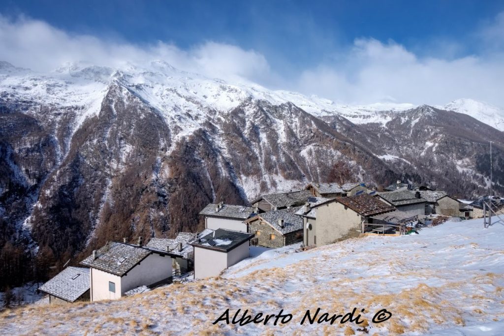 Le case di Bondeno di dentro. Foto Alberto Nardi