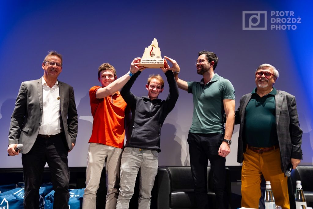 Matthias Gribi, Hugo Béguin e Nathan Monard ricevono il Piolet d