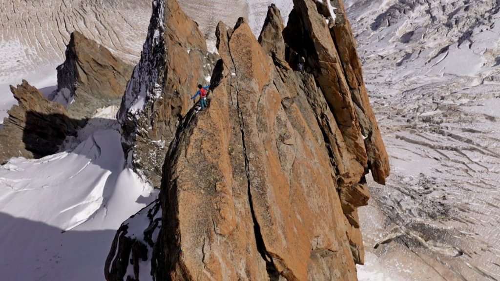 Sul Grand Capucin. Foto Vittorio Maggioni