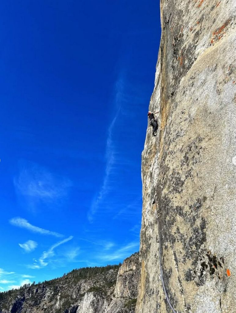 Un passaggio di Golden Gate, El Cap. Foto IG jacopolarcher