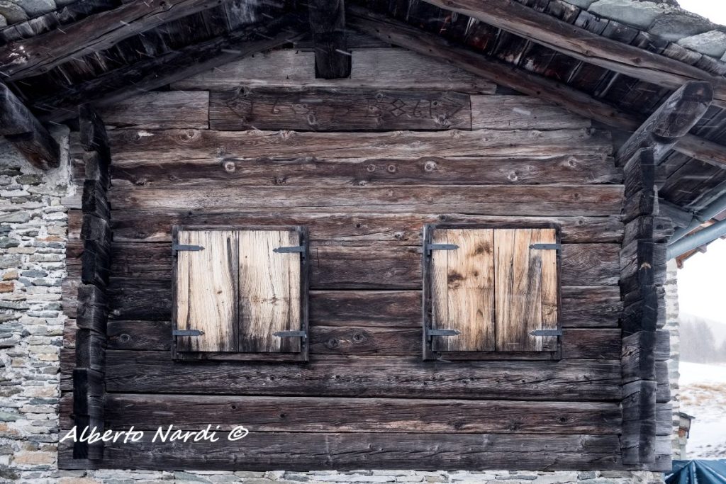 Una baita a Bondeno di Dentro. Foto Alberto Nardi