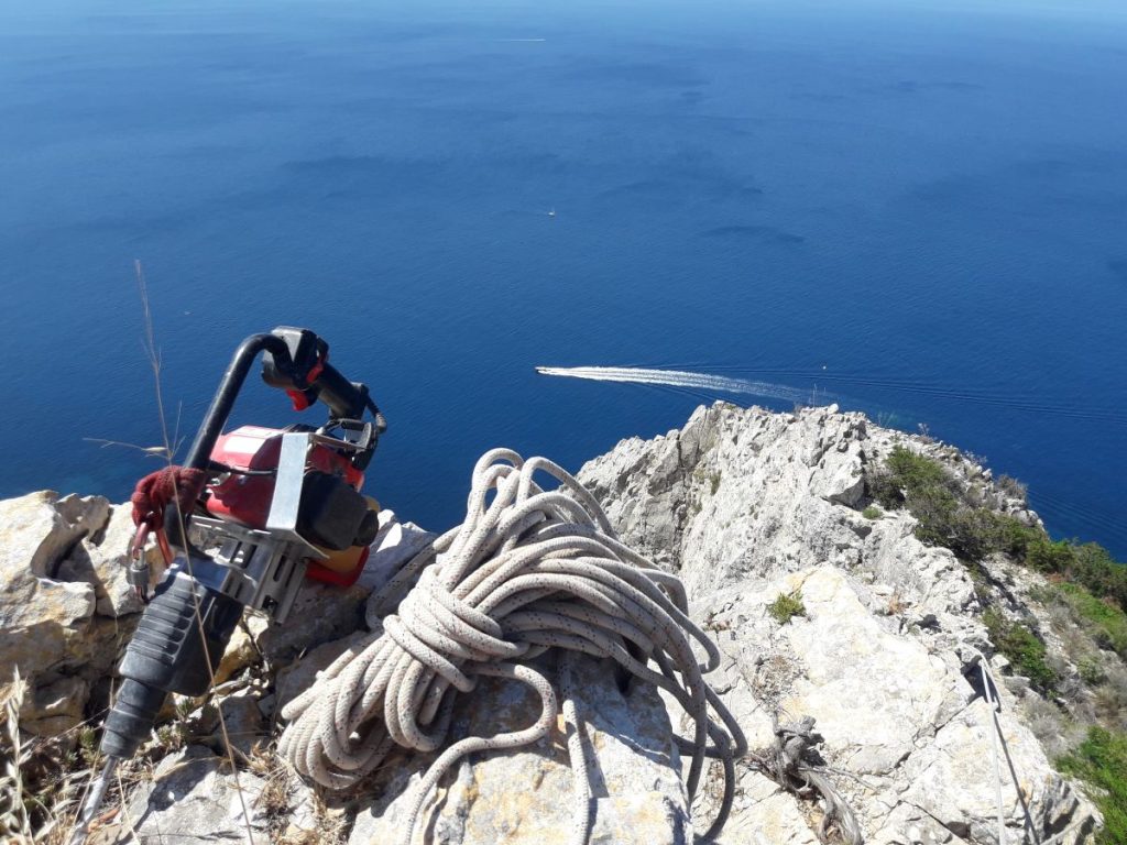 La vista dallo Spigolo Bonatti. Foto Guida alpina Eraldo Meraldi