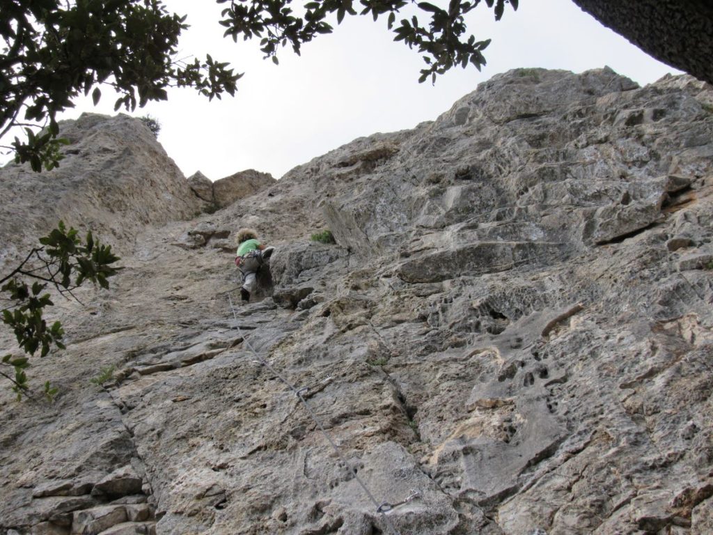 Carmela Malomo su Stalattiti, 5c+