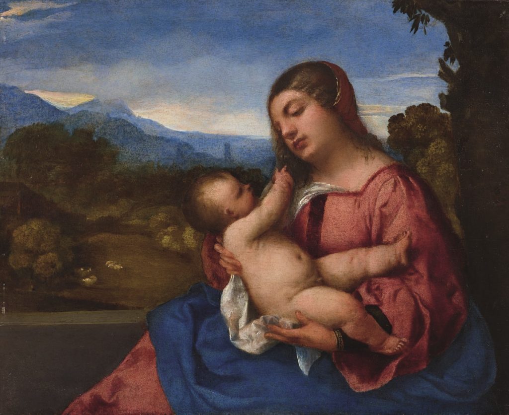 Madonna Lochis di Tiziano. Si trova all