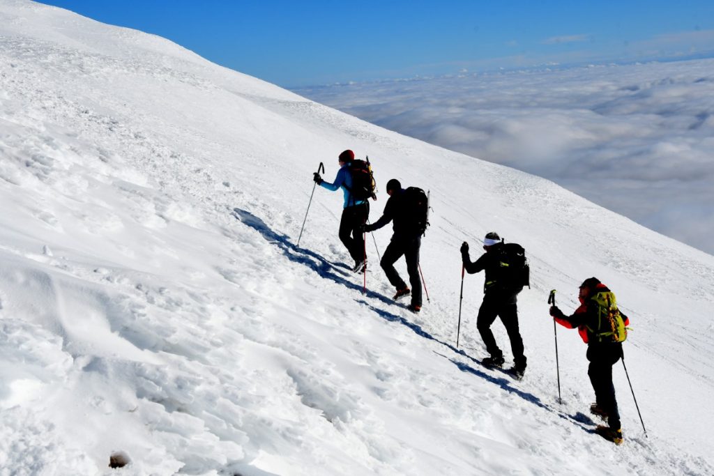 Pendii ripidi verso il rifugio Zilioli, foto Stefano Ardito