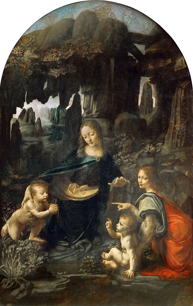 Vergine delle rocce, opera di Leonardo da Vinci