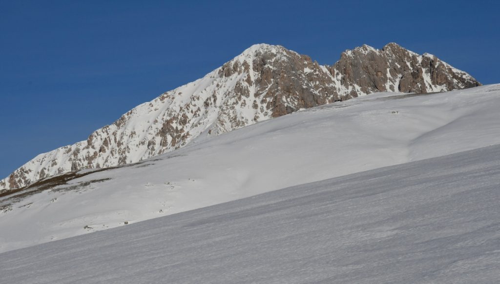 Il Corno Grande da Monte Cristo, foto Stefano Ardito