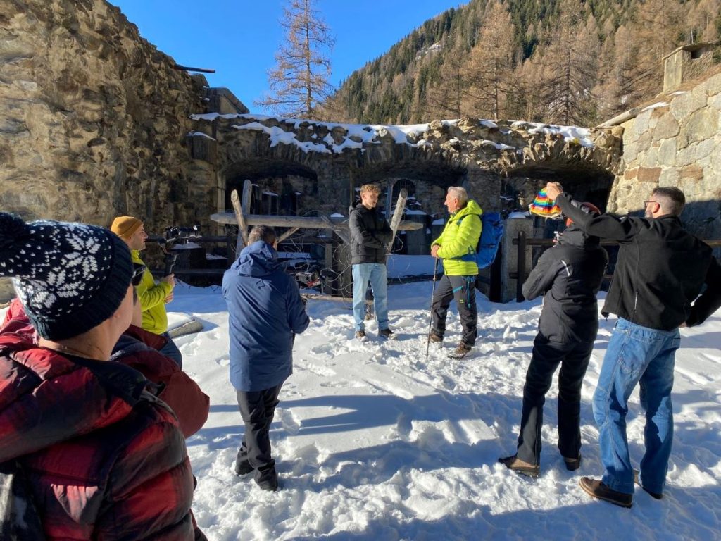 La visita a Forte Strino. Foto FB Vermiglio Vacanze
