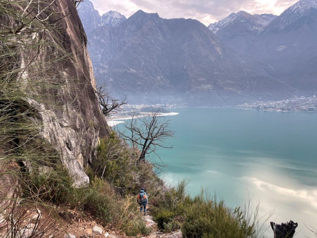 Avvicinarsi alla via, foto M. Comi