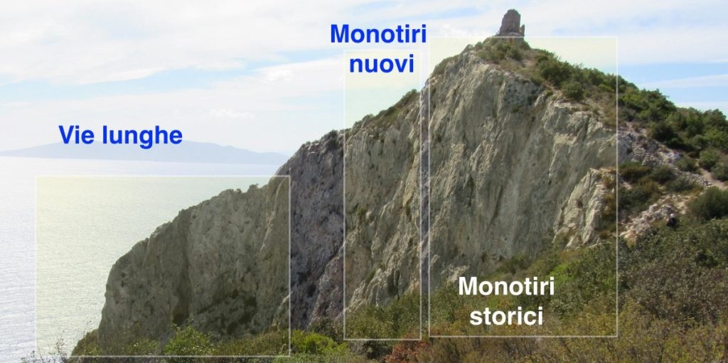 La Falesia di Capo d'Uomo all'Argentario. Foto Carmela Malomo