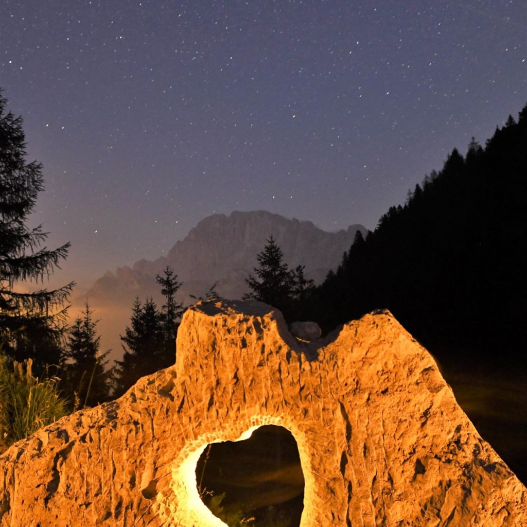 Lungo il Sentiero delle Dolomiti in miniatura. Foto FB Dolomites Rock Miniatures