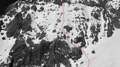 Punta Contrin, Parete-Est
