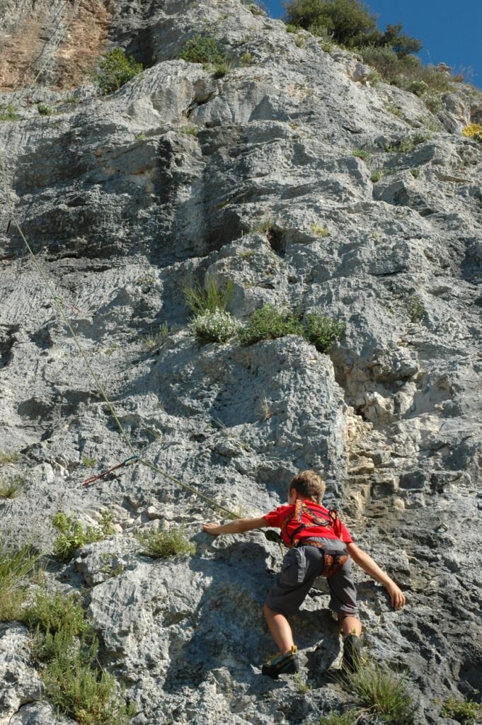 Arrampicata a Guadagnolo, foto Stefano Ardito