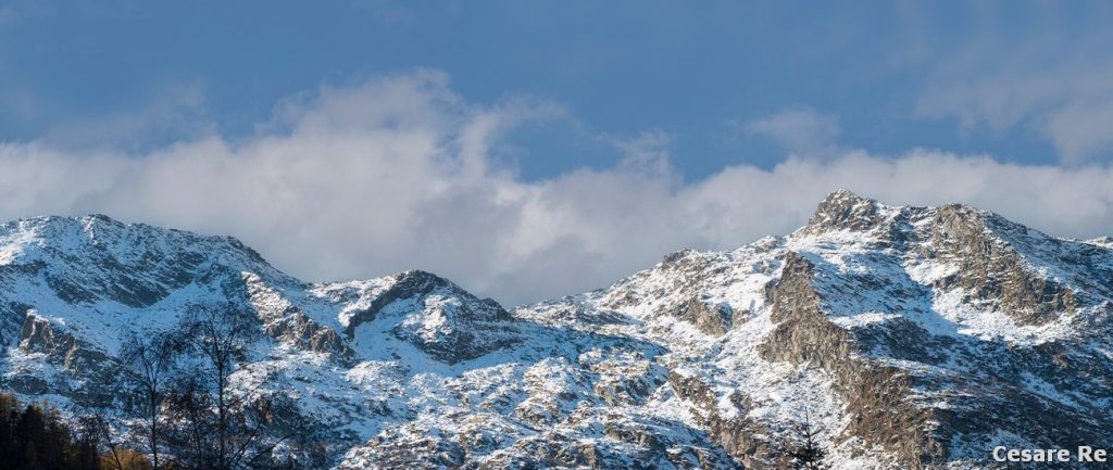 Cimone della Gronda e Cima Morticci. Foto Cesare Re