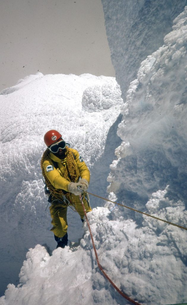 Durante la salita sul Cerro Torre @ Archivio Ragni della Grignetta