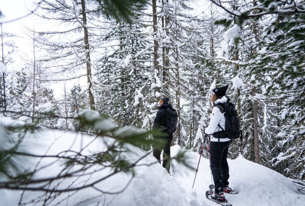 I percorsi gestiti vengono ribattuti dopo ogni nevicata