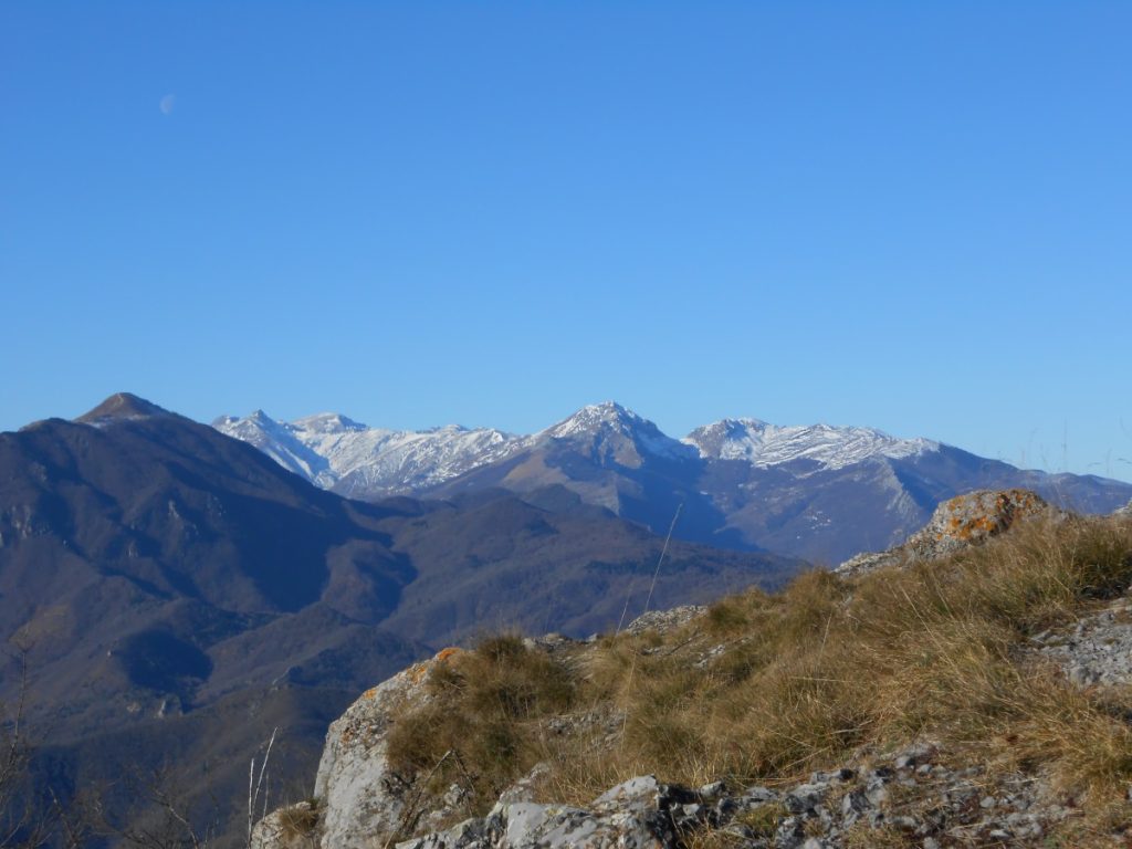 Il panorama verso le Alpi Liguri. Foto Lorenzo Volpe