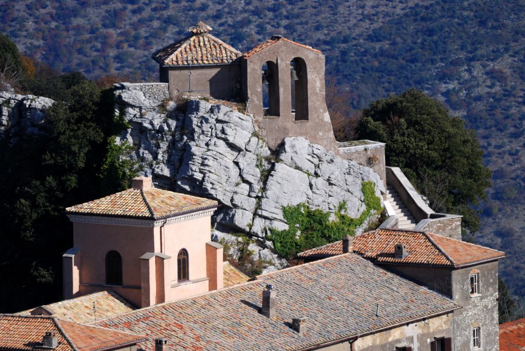 Santuario della Mentorella, foto Stefano Ardito
