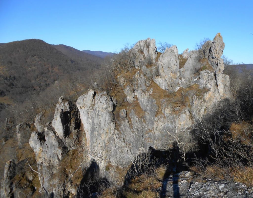 Scendendo al Colle Scravaion. Foto Lorenzo Volpe