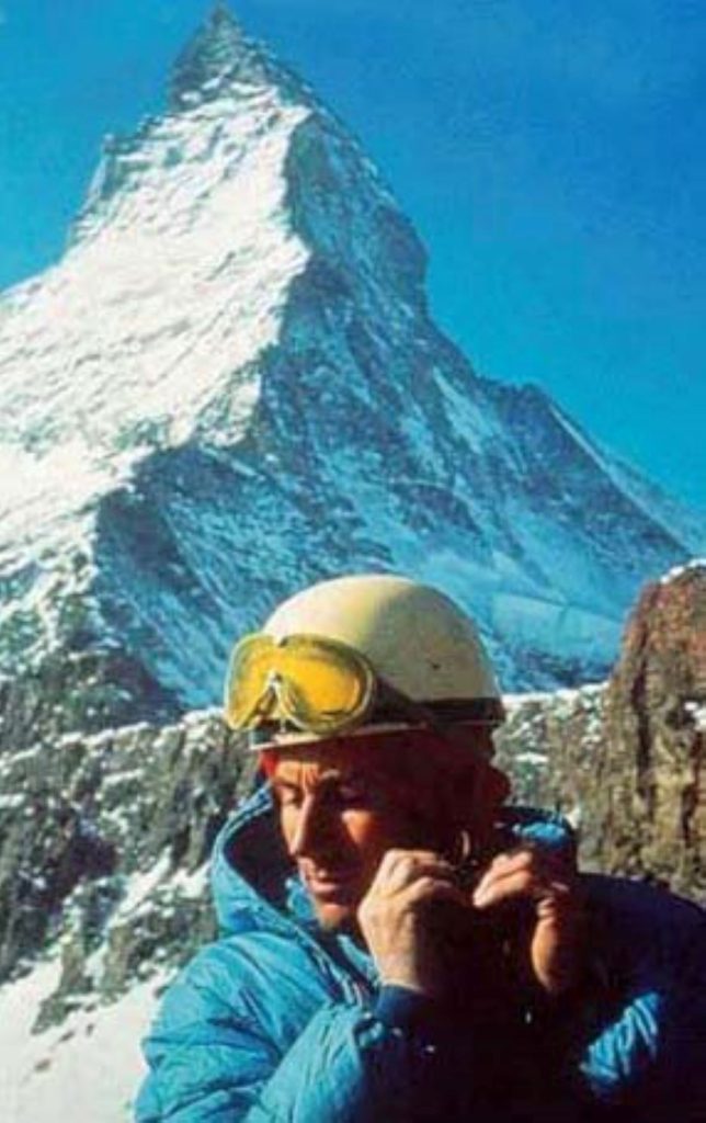 Bonatti e il Cervino@ ANSA