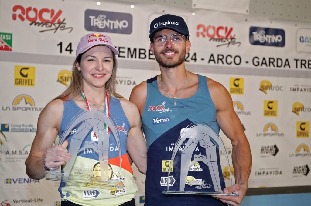 Jessica Pilz e Yannick Flohé, vincitori Rock Master 2024 @newspower.it