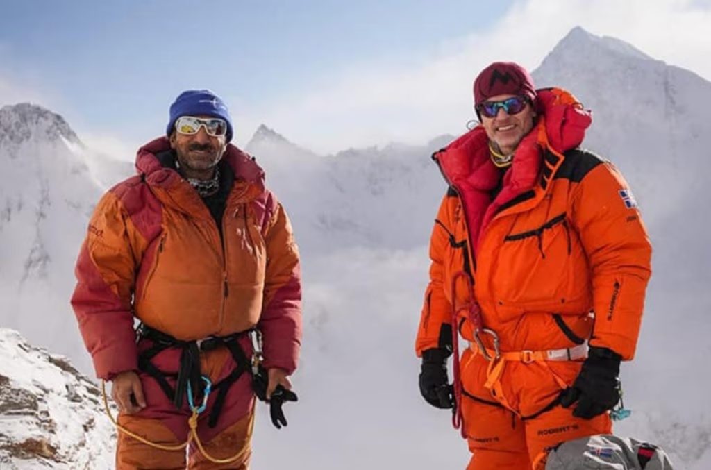 John Snorri e Ali Sadpara