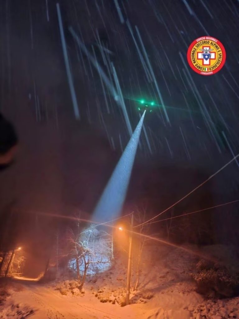 Il drone con termocamera utilizzato per le ricerche @ CNSAS