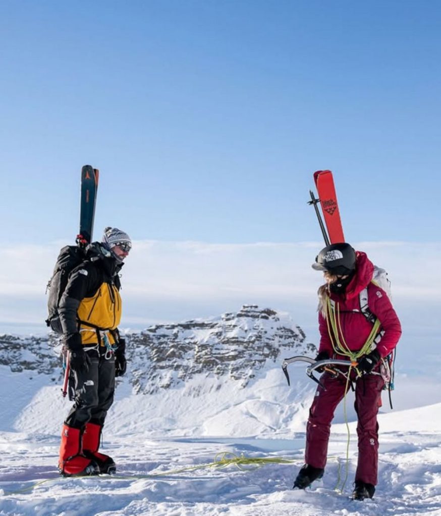 In vetta prima di iniziare la discesa. @christinalusti