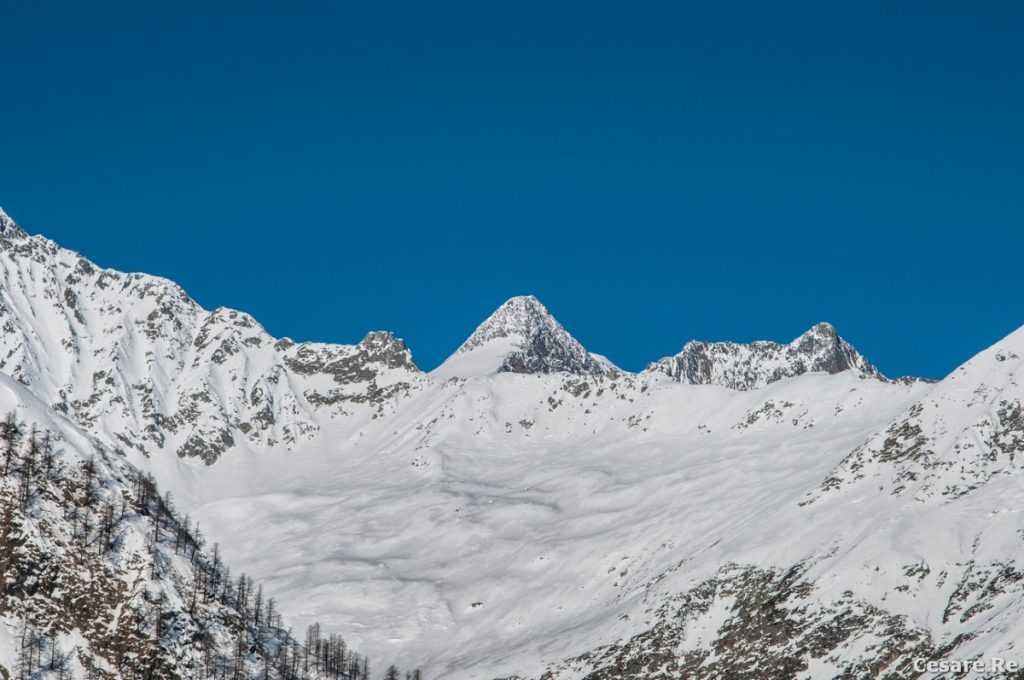 La piramide della Weissmies. Foto Cesare Re