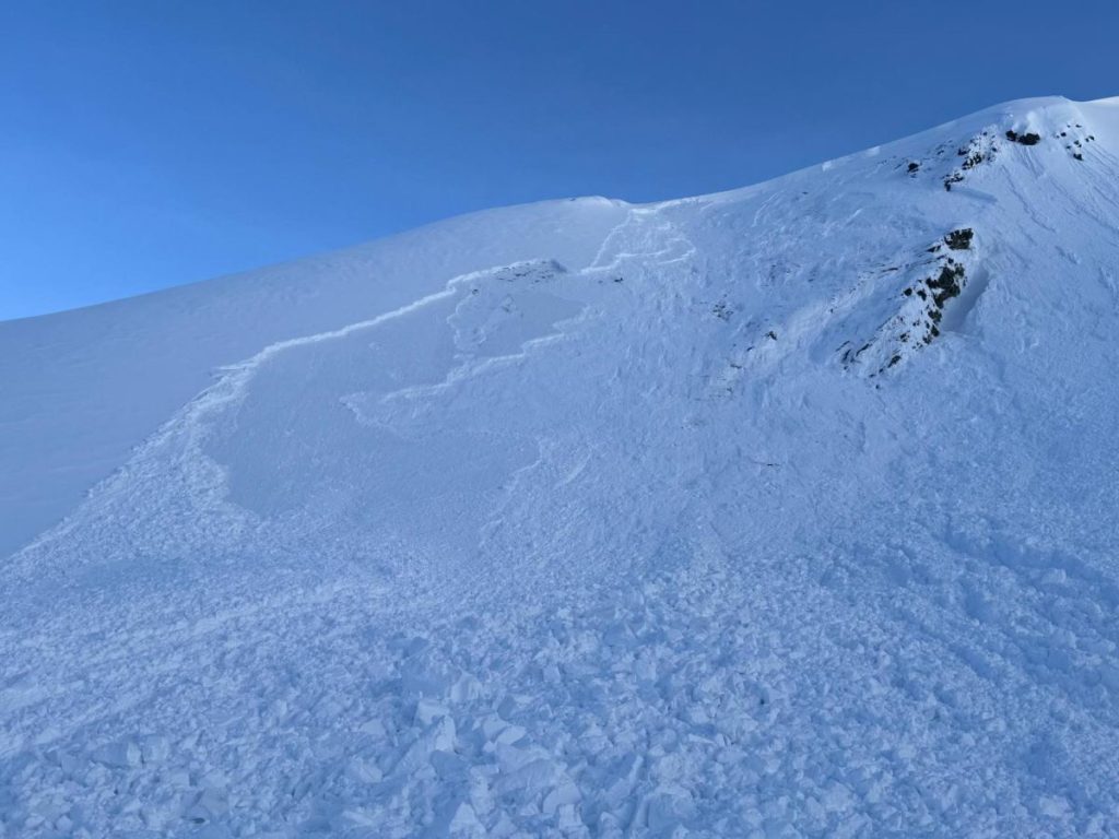 La valanga che il 28 febbraio 2024 ha causato un morto e due feriti a Racines @ANSA
