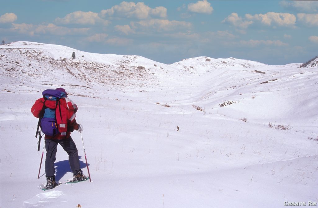 Pendenze modeste in campo aperto. Foto Cesare Re