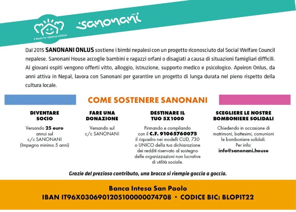 Come aiutare il progetto Sanonani